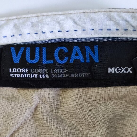 Mexx Vulcan pants loose fit straight leg lightweight bermuda beige men's size 34 - Picture 5 of 11